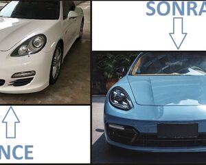 PANAMERA 2011-2013 IÇIN FULL FACELIFT 2018 GTS BODY KIT (Farlar Dahil)