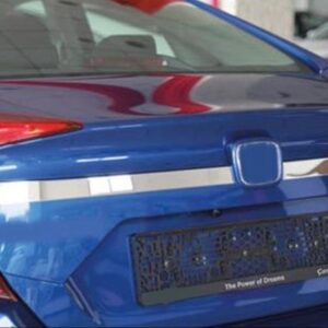 CIVIC FC5 2016-2020 IÇIN UYUMLU BAGAJ ÜST NIKELAJ KAPLAMA DAR