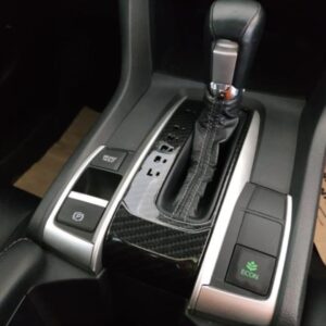 CIVIC FC5 2016-2020 IÇIN UYUMLU OTOMOTIK VITES KAPLAMA- KARBON P-R-N-D-S-L