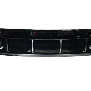 W176 16-18  A45 DIFUZOR & EGZOZ SETI  (PARLAK SIYAH) - SILVER EGZOZ ILE (AMG PAKET İÇİN )