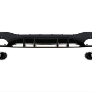 W177 SEDAN 2019+ DIFUZOR & EGZOZ SETI - SILVER EGZOZ ILE