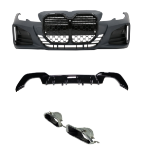 3 SERISI G20 IÇIN UYUMLU G22 DÖNÜSÜM BODY KIT (PIANO BLACK ÇERÇEVELI)