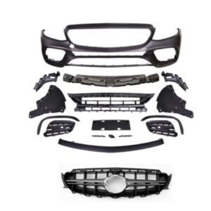 W213 2016+ E SERISI IÇIN UYUMLU E63 ÖN TAMPON & PANJUR SETI