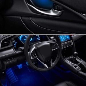 CIVIC FC5 IÇIN UYUMLU AYAK VE KAPI KOLU AYDINLATMA - MAVI