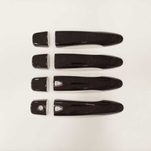 QASHQAI 2014-2020 IÇIN UYUMLU KAPI KOLU KAPLAMA - PIANO BLACK ( SMART KEY )