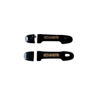 C-HR 2016-2019 IÇIN UYUMLU YAZILI DIS KAPI KOLU KAPLAMA SMART KEY KARBON