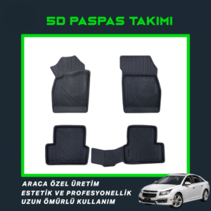 Cruze 2008-2016 5D Havuzlu Paspas Takımı